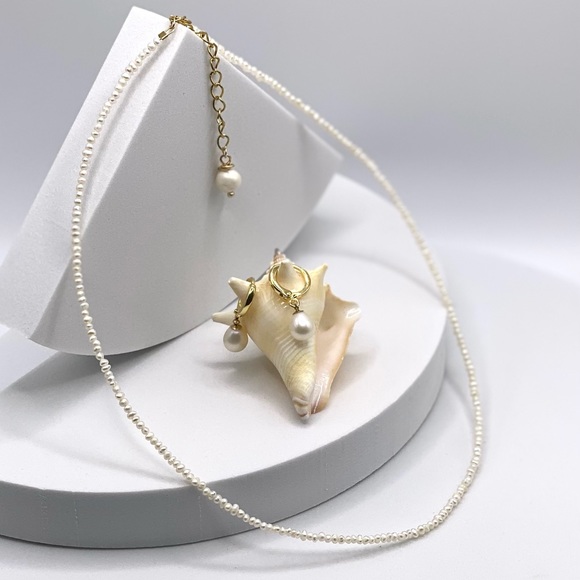 Dainty Freshwater Potato Pearl Necklace - Picture 7 of 10